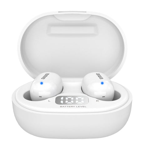 Auriculares inalambricos aiwa ebtw - 150 bluetooth blanco + estuche de carga