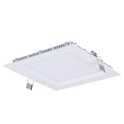 Downlight led silver electronics gort cuadrado y empotrable 1300 -  18w -  6000k blanco