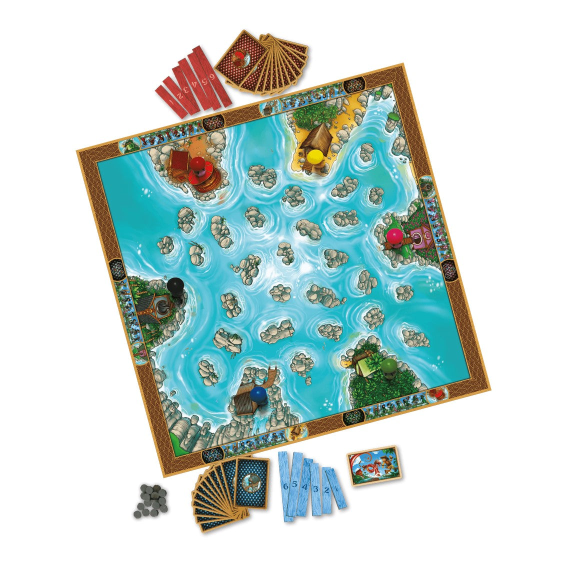 Juego de mesa river dragons pegi 8