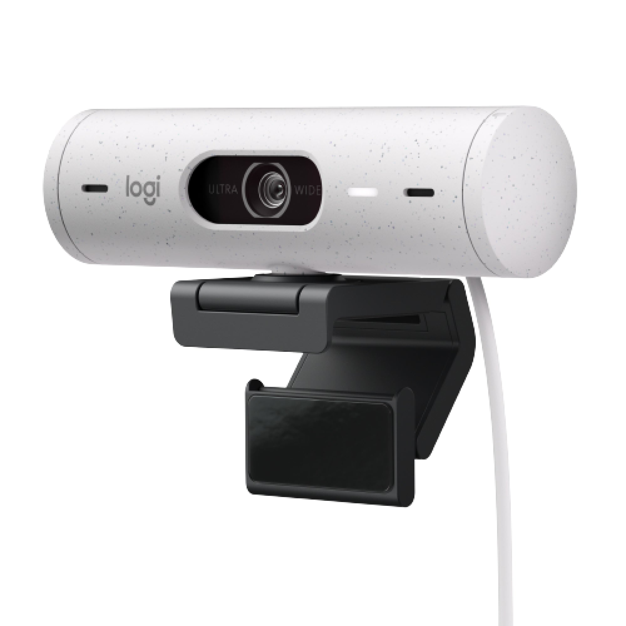 Webcam logitech brio 500 blanco crudo full hd -  usb tipo c