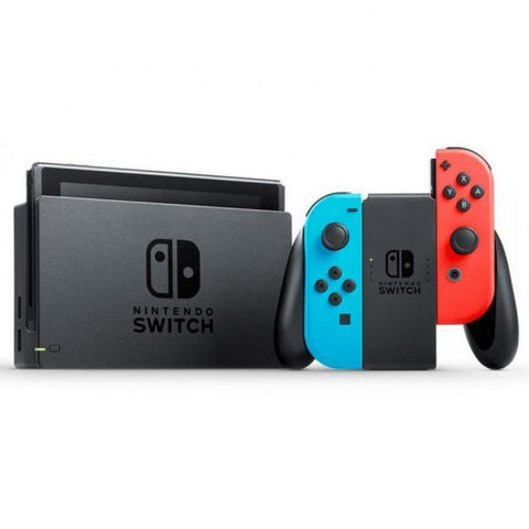 Consola nintendo switch azul neon - rojo neon v2 ( packaging nuevo )