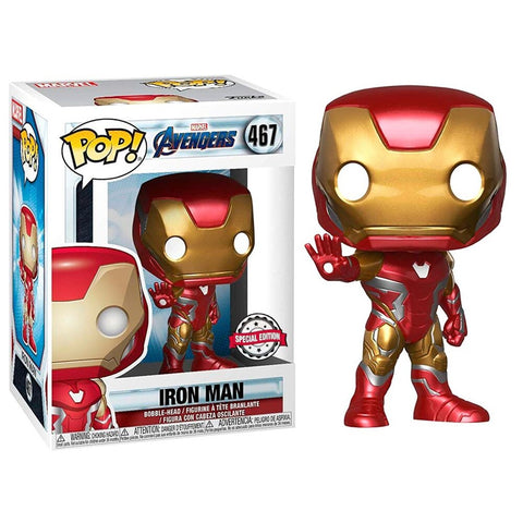 Funko pop marvel avengrs endgame iron man edicion especial 36674