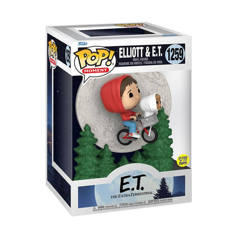Funko pop e.t el extraterrestre figura elliot & e.t volando glow in the dark 50769
