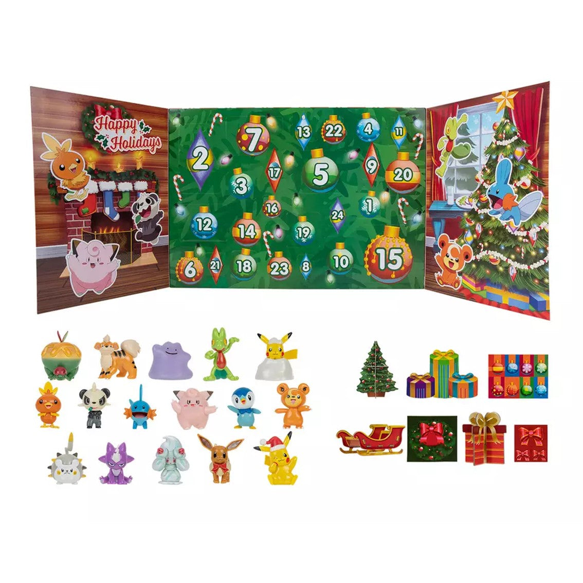 Calendario de adviento pokemon holiday 2022