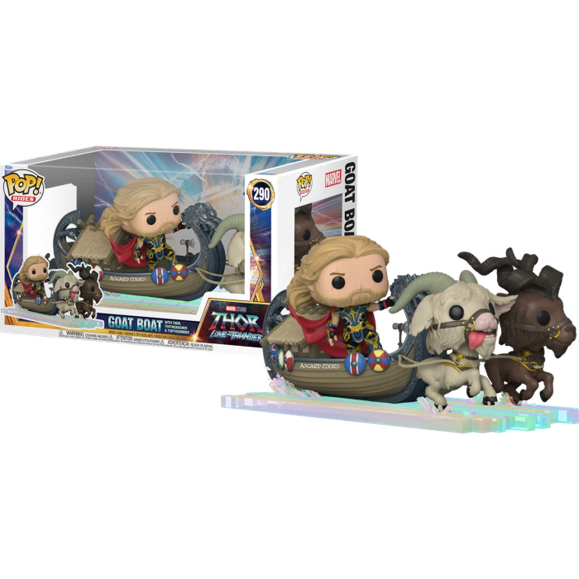 Funko pop marvel thor: love & thunder goat boat & thor 62420