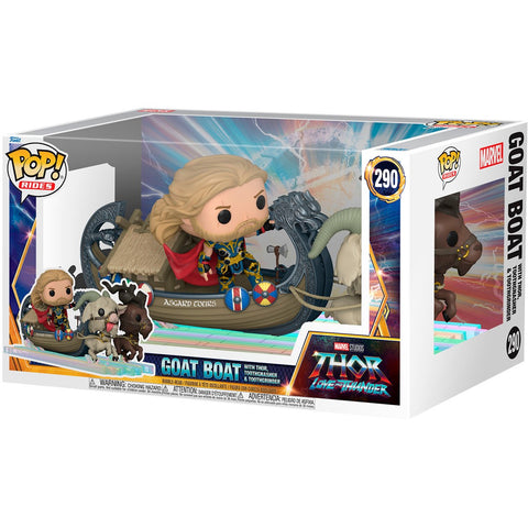 Funko pop marvel thor: love & thunder goat boat & thor 62420