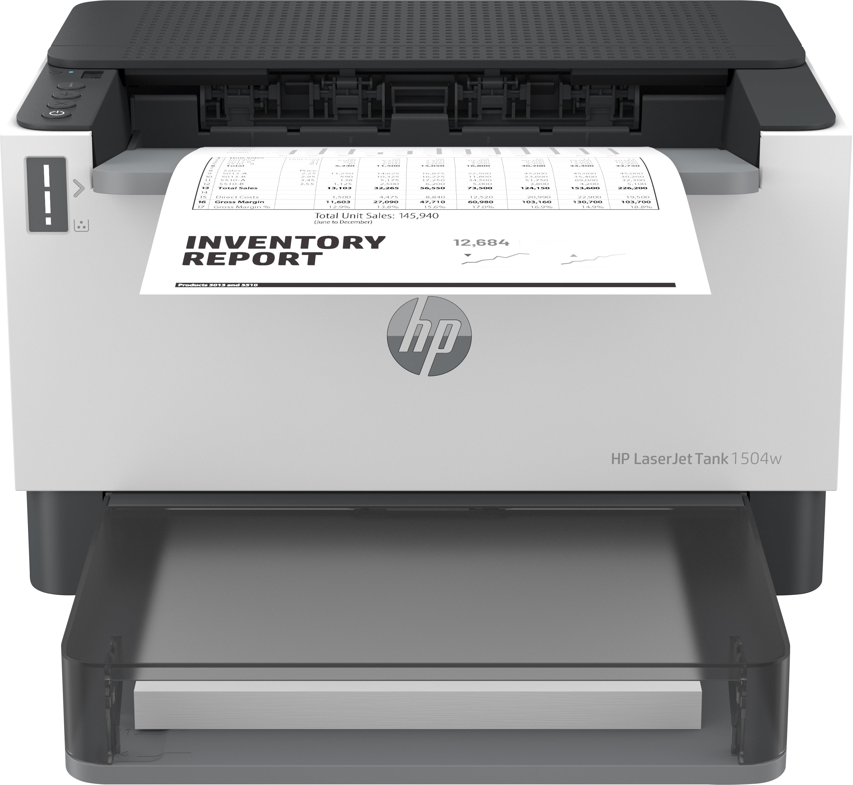 Impresora hp laser monocromo laserjet tank 1504w a4 -  22ppm -  wifi