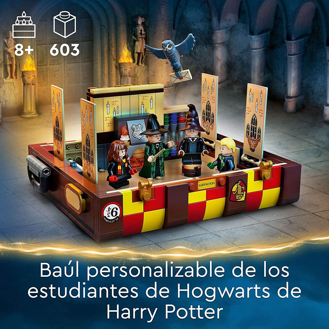 Lego harry pottter baúl mágico de hogwarts