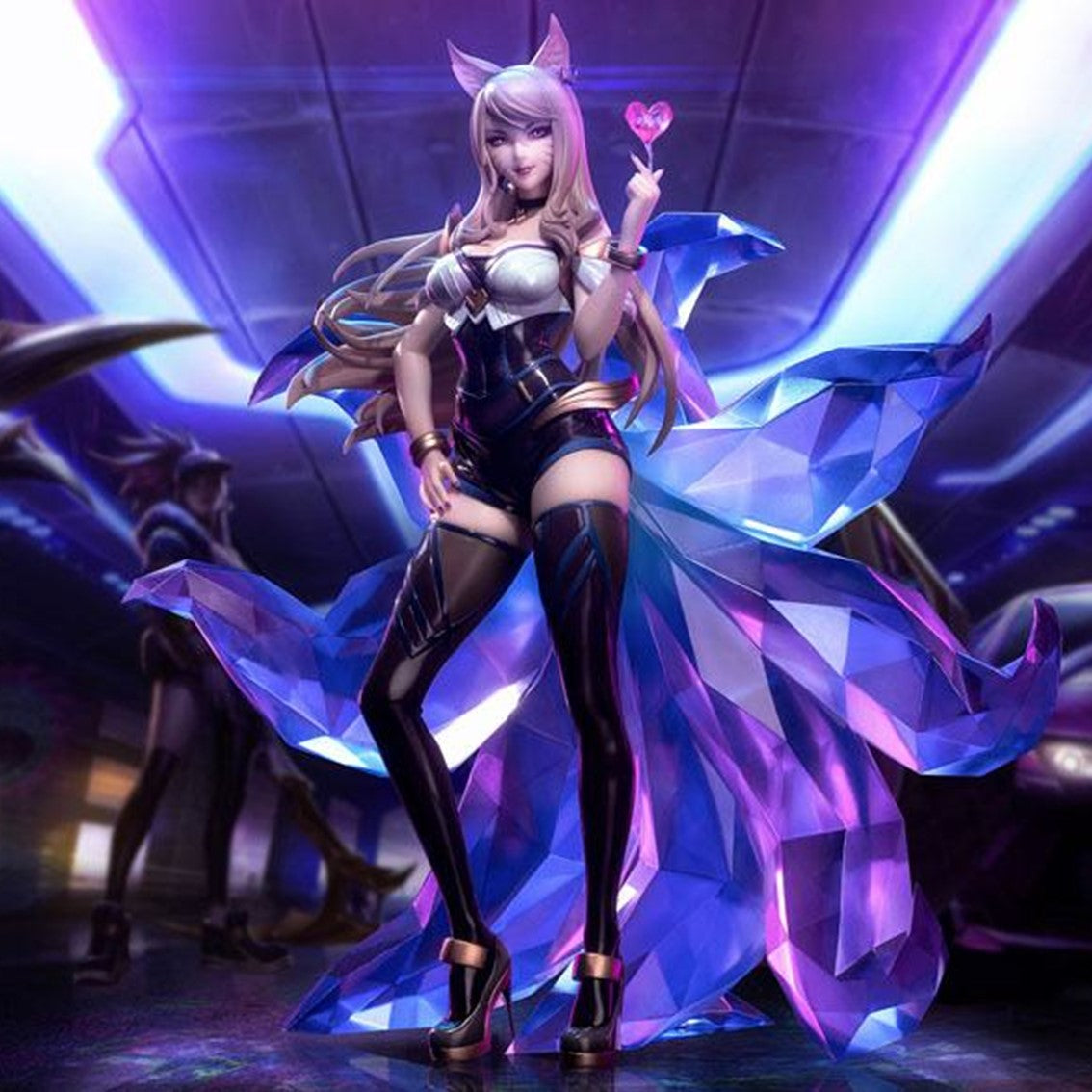 Figura aniplex league of legends ahri kda 1 - 7 24cm