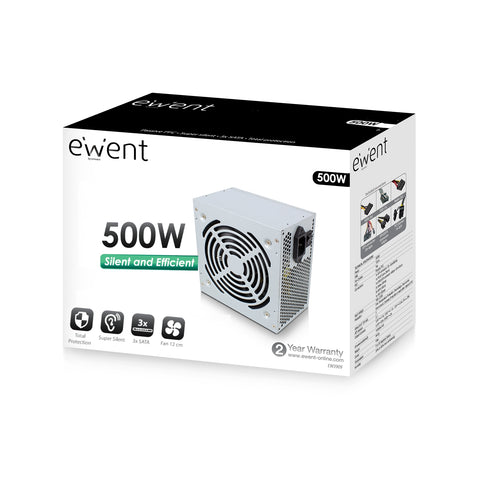 Fuente alimentacion ewent ew3909 atx 500w