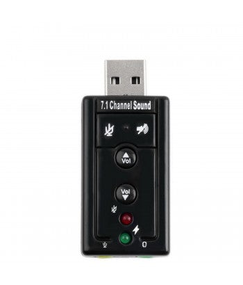 Adaptador de audio ewent ew3762 7.1 -  usb 2.0