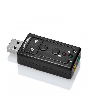 Adaptador de audio ewent ew3762 7.1 -  usb 2.0