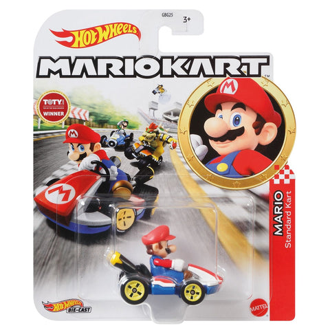 Figura mattel hot wheels mario kart -  mario