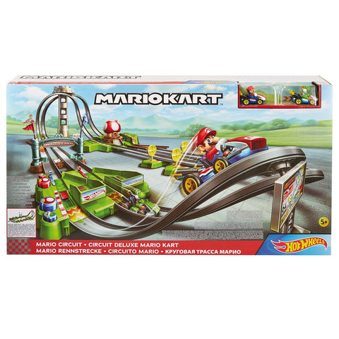 Circuito coches mattel hot wheels mario kart