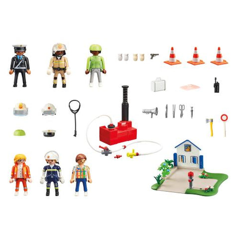 Playmobil my figures: mision de rescate