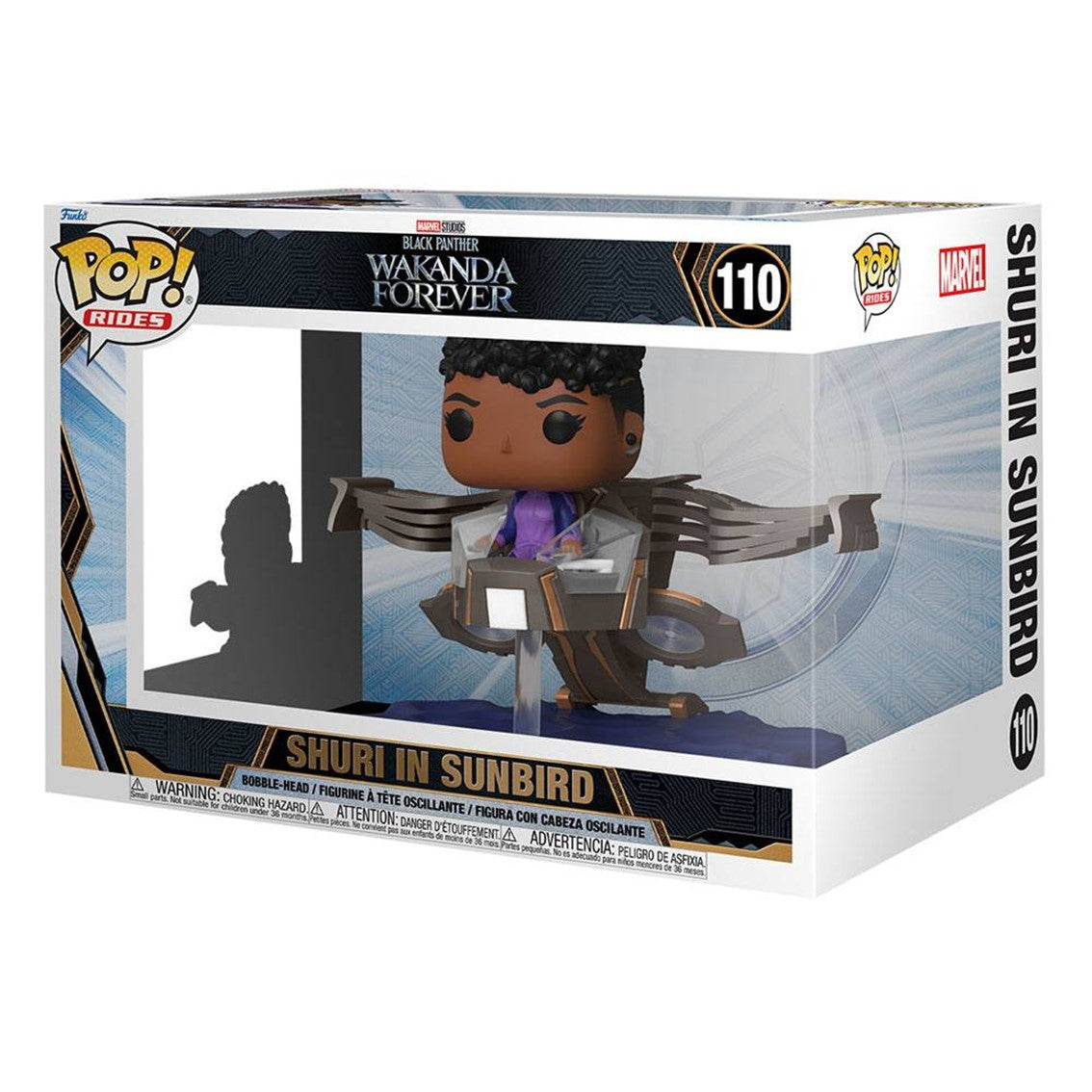 Funko pop super  deluxe marvel black panther wakanda forever shuri in sunbird 63947