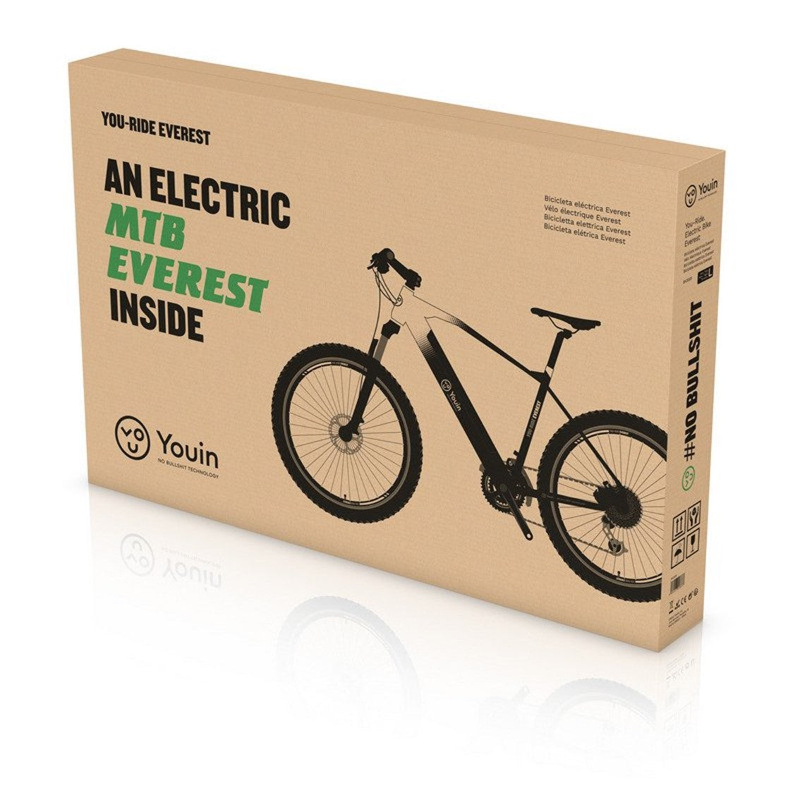 Bicicleta electrica montaña youin everest - motor 250w - rueda 29pulgadas - talla l