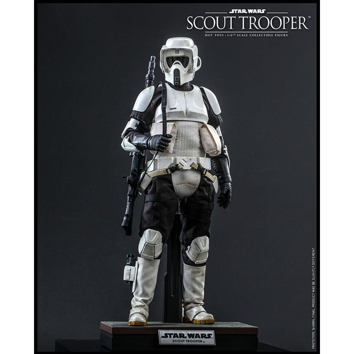 Figura 1 - 6 hot toys scout trooper movies masterpiece series -  star wars the return of the jedi