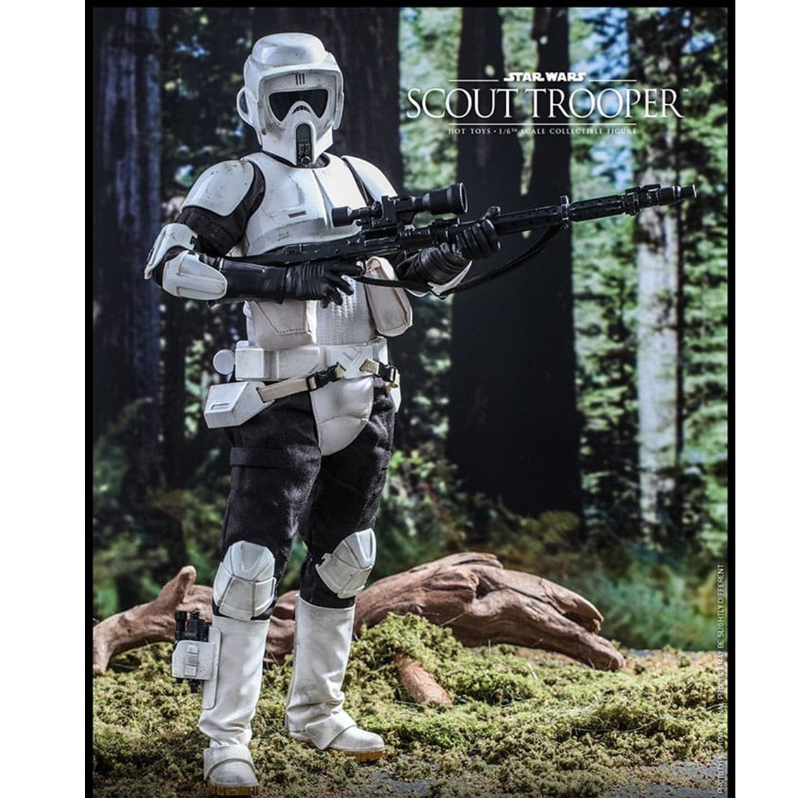 Figura 1 - 6 hot toys scout trooper movies masterpiece series -  star wars the return of the jedi