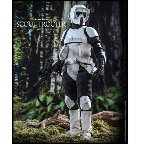 Figura 1 - 6 hot toys scout trooper movies masterpiece series -  star wars the return of the jedi