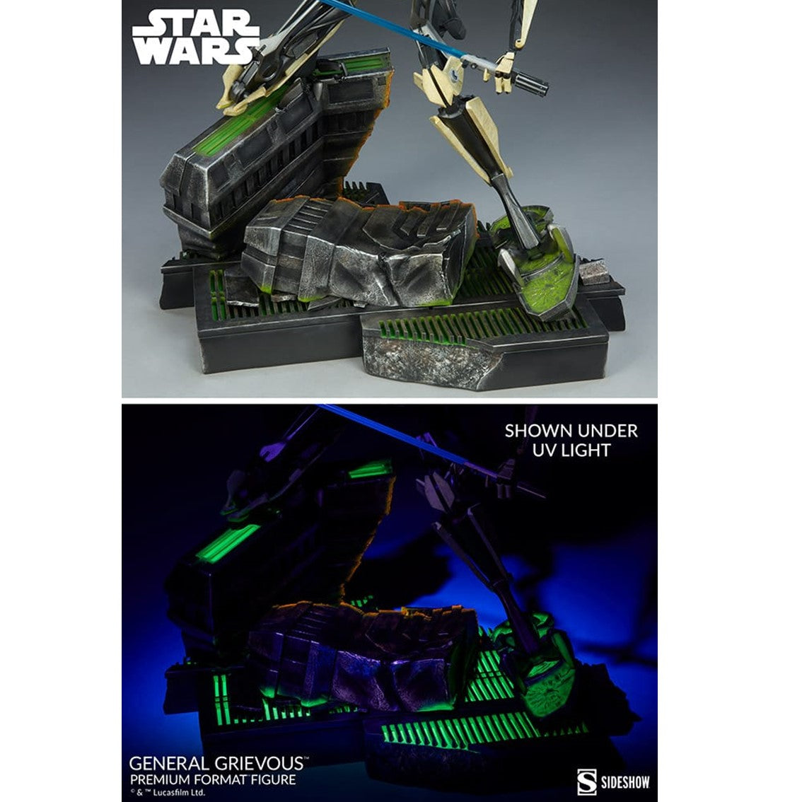 Estatua sideshow collectibles premium format general grievous