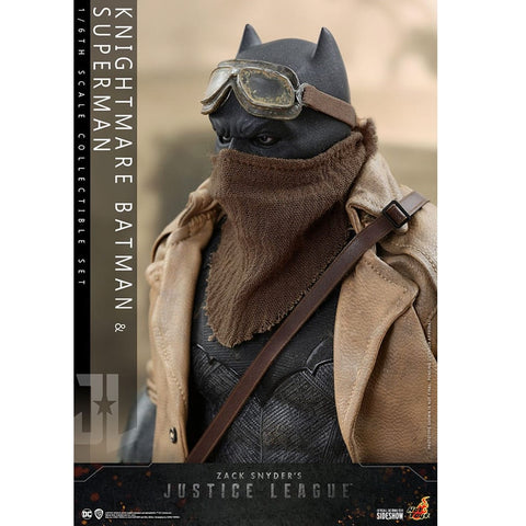 Set figuras hot toys television masterpiece series -  zack snyder's justice league -  knightmare batman and superman