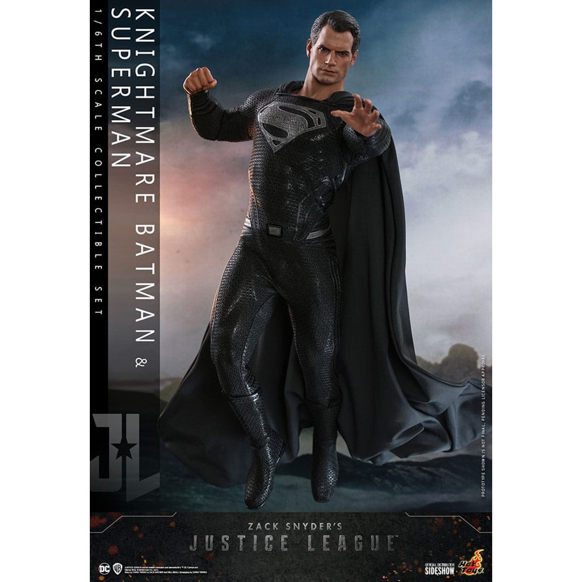 Set figuras hot toys television masterpiece series -  zack snyder's justice league -  knightmare batman and superman