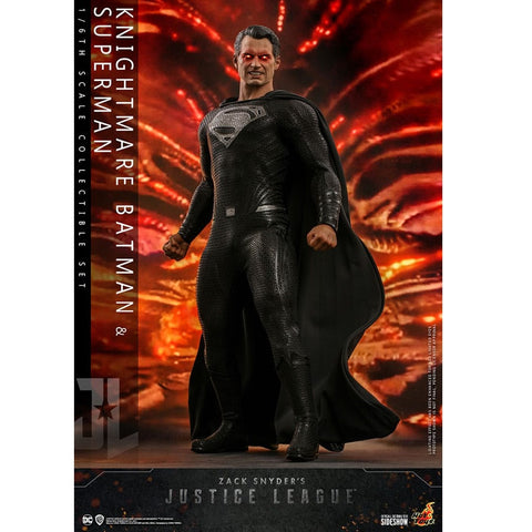 Set figuras hot toys television masterpiece series -  zack snyder's justice league -  knightmare batman and superman
