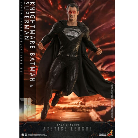 Set figuras hot toys television masterpiece series -  zack snyder's justice league -  knightmare batman and superman