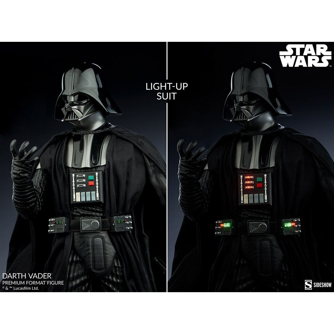 Estatua sideshow collectibles premium format darth vader