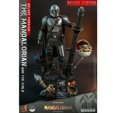 Set figuras  1 - 4  hot toys the mandalorian and the child (deluxe)