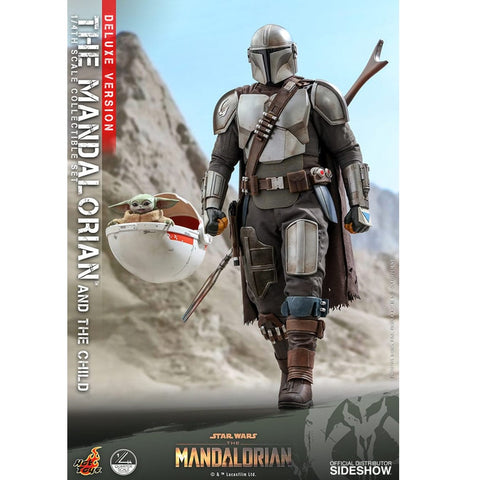 Set figuras  1 - 4  hot toys the mandalorian and the child (deluxe)