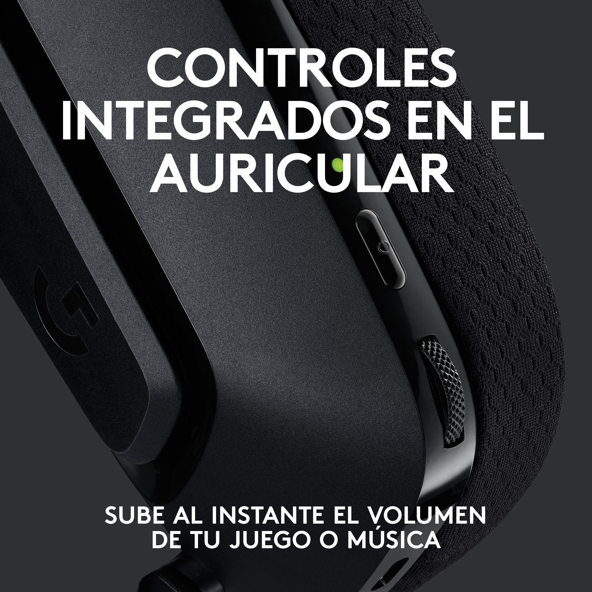 Auriculares con microfono logitech g g535 gaming wireless inalambrico negro