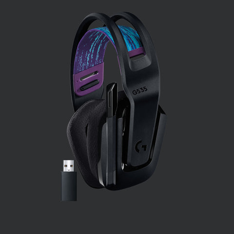 Auriculares con microfono logitech g g535 gaming wireless inalambrico negro