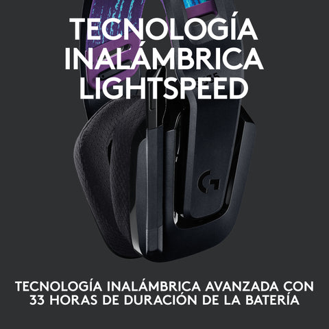 Auriculares con microfono logitech g g535 gaming wireless inalambrico negro