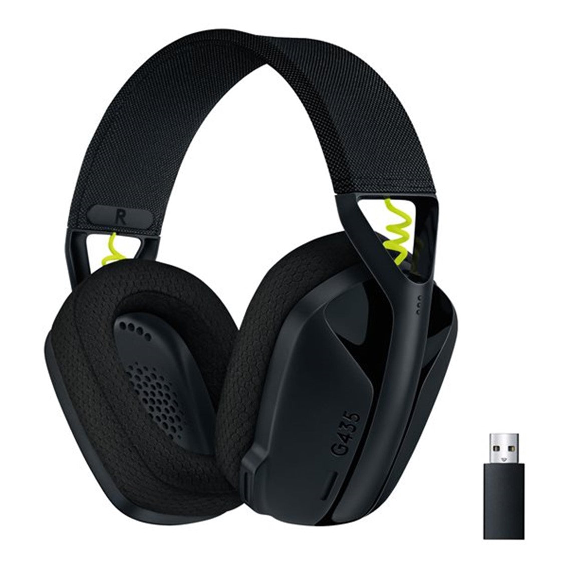 Auriculares con micrófono logitech g435 gaming inalámbricos negro