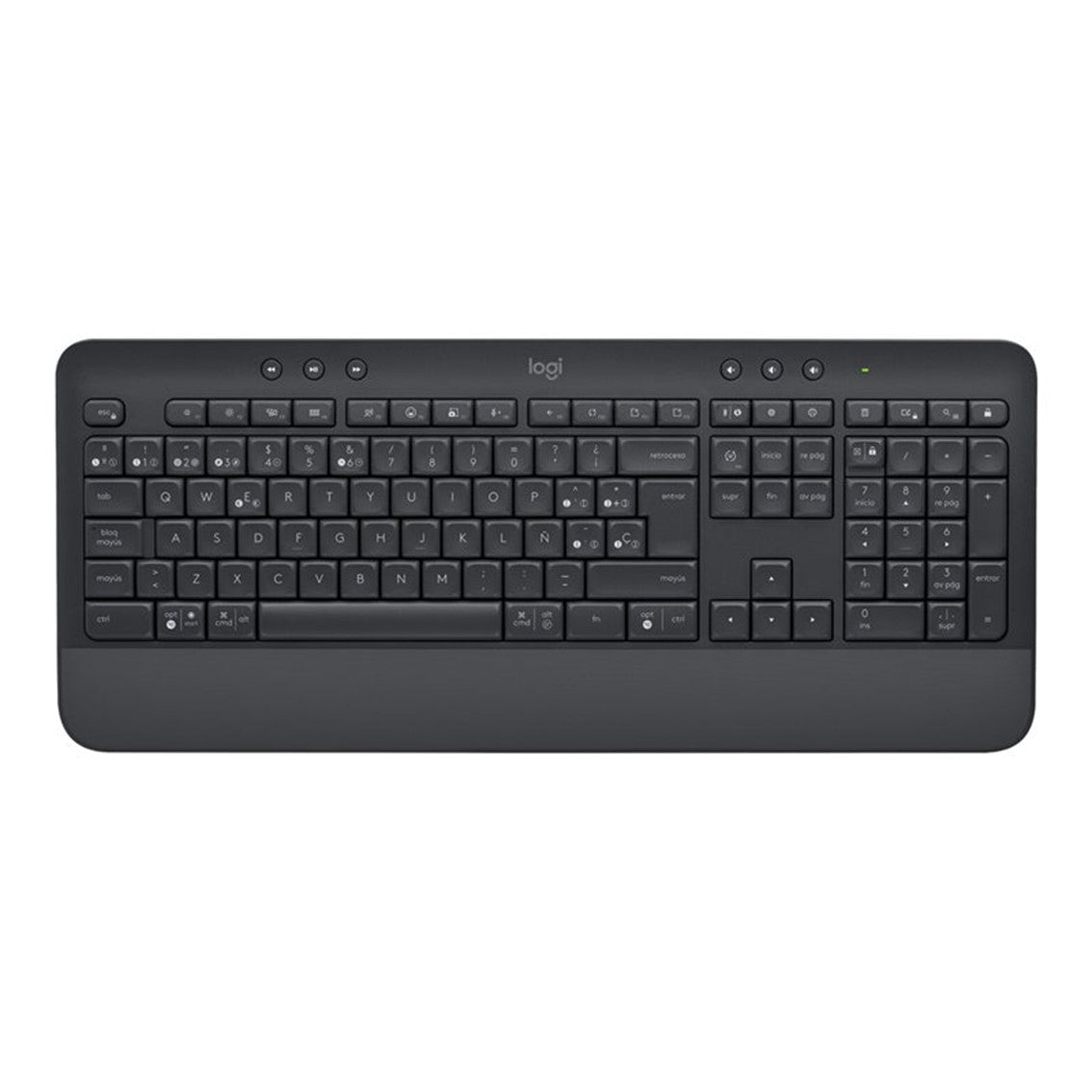 Teclado logitech signature k650 wireless inalambrico grafito