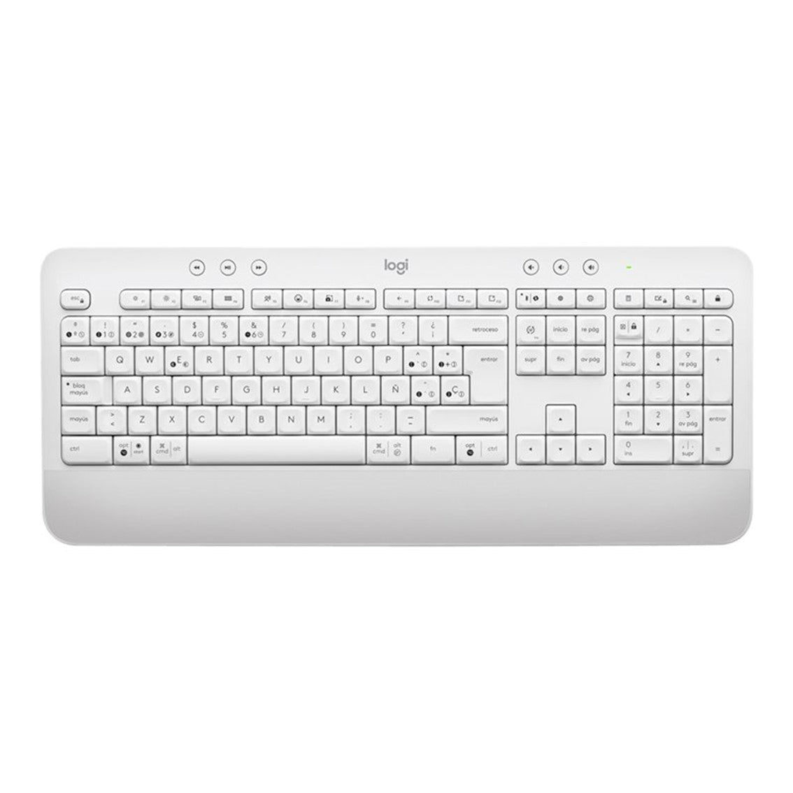 Teclado logitech signature k650 wireless inalambrico blanco hueso