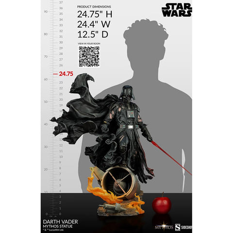 Estatua sideshow collectibles darth vader mythos