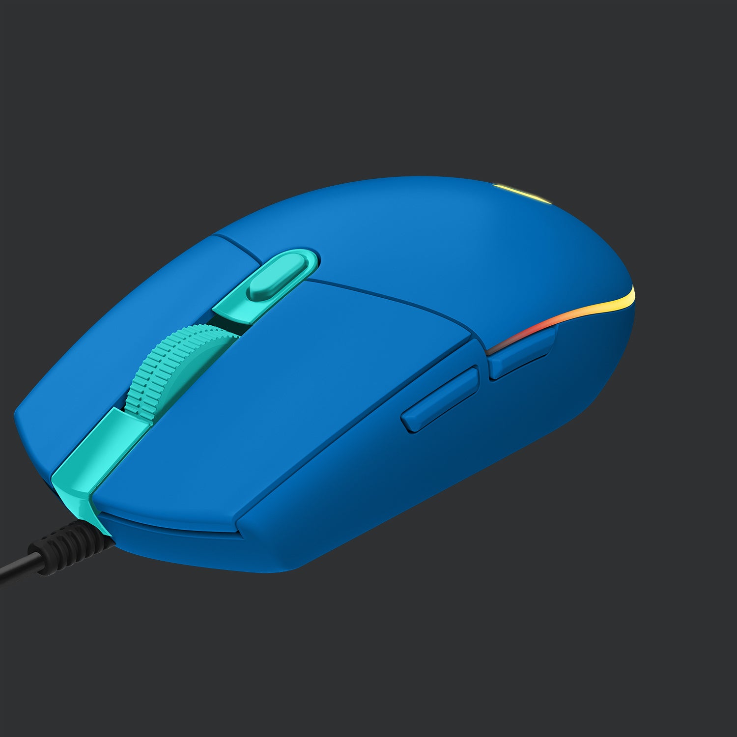 Mouse raton logitech g203 lightsync azul gaming 8.000 dpi 6 botones