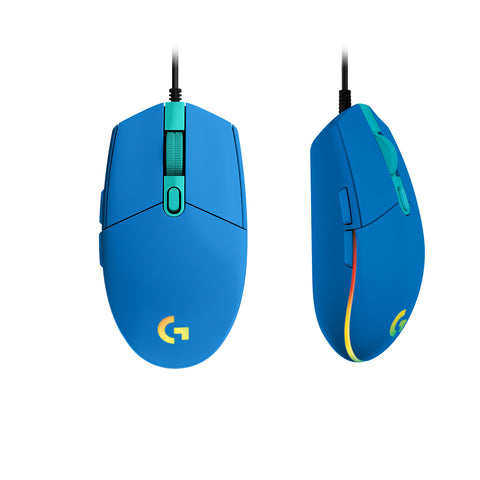 Mouse raton logitech g203 lightsync azul gaming 8.000 dpi 6 botones