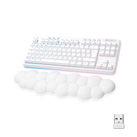 Teclado logitech g g715 gaming bluetooth blanco