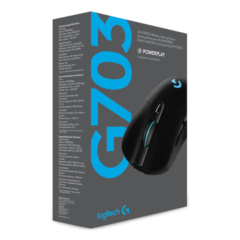 Mouse raton logitech g703 lightspeed hero 16k sensor