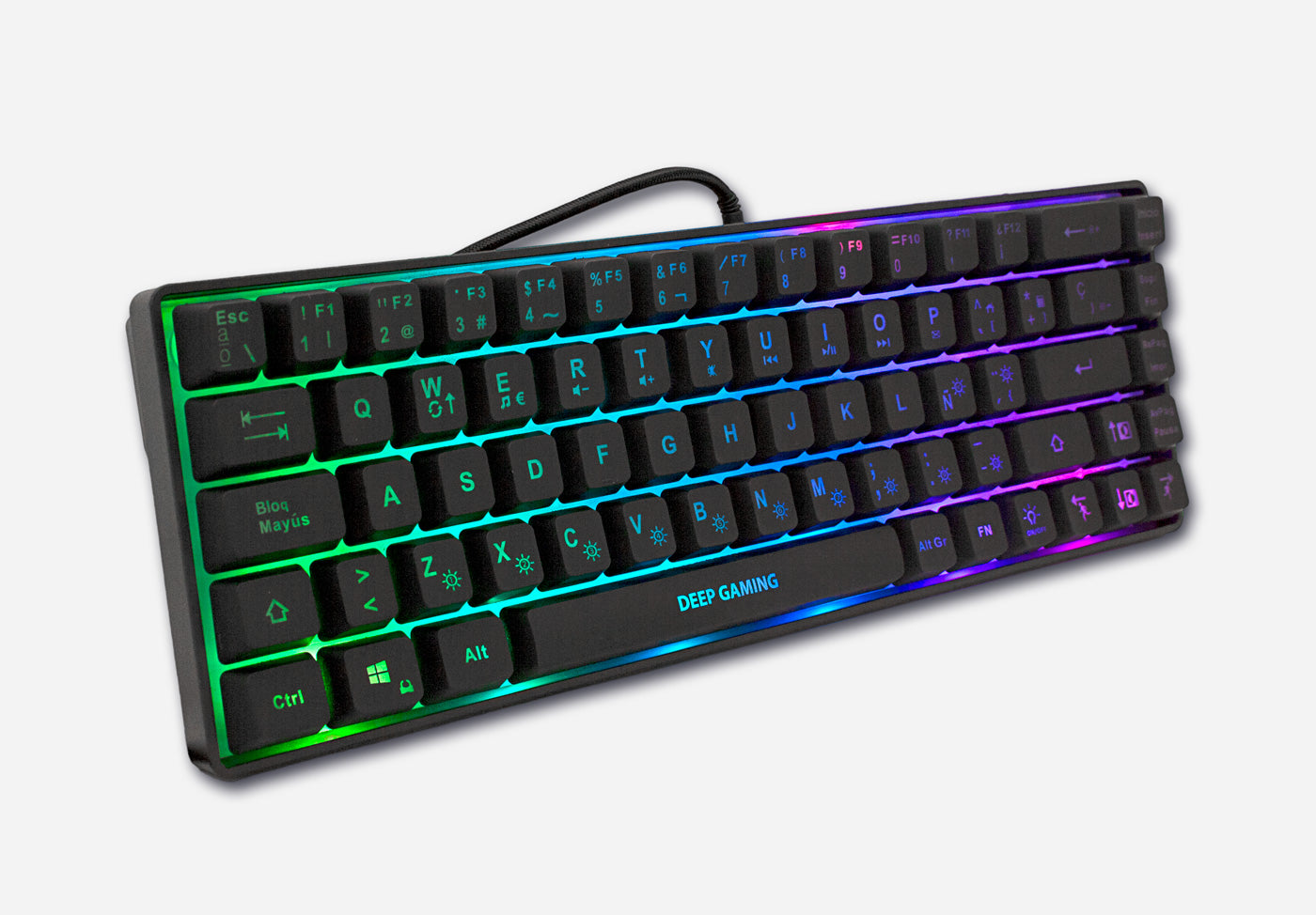 Teclado deep gaming mini tm065