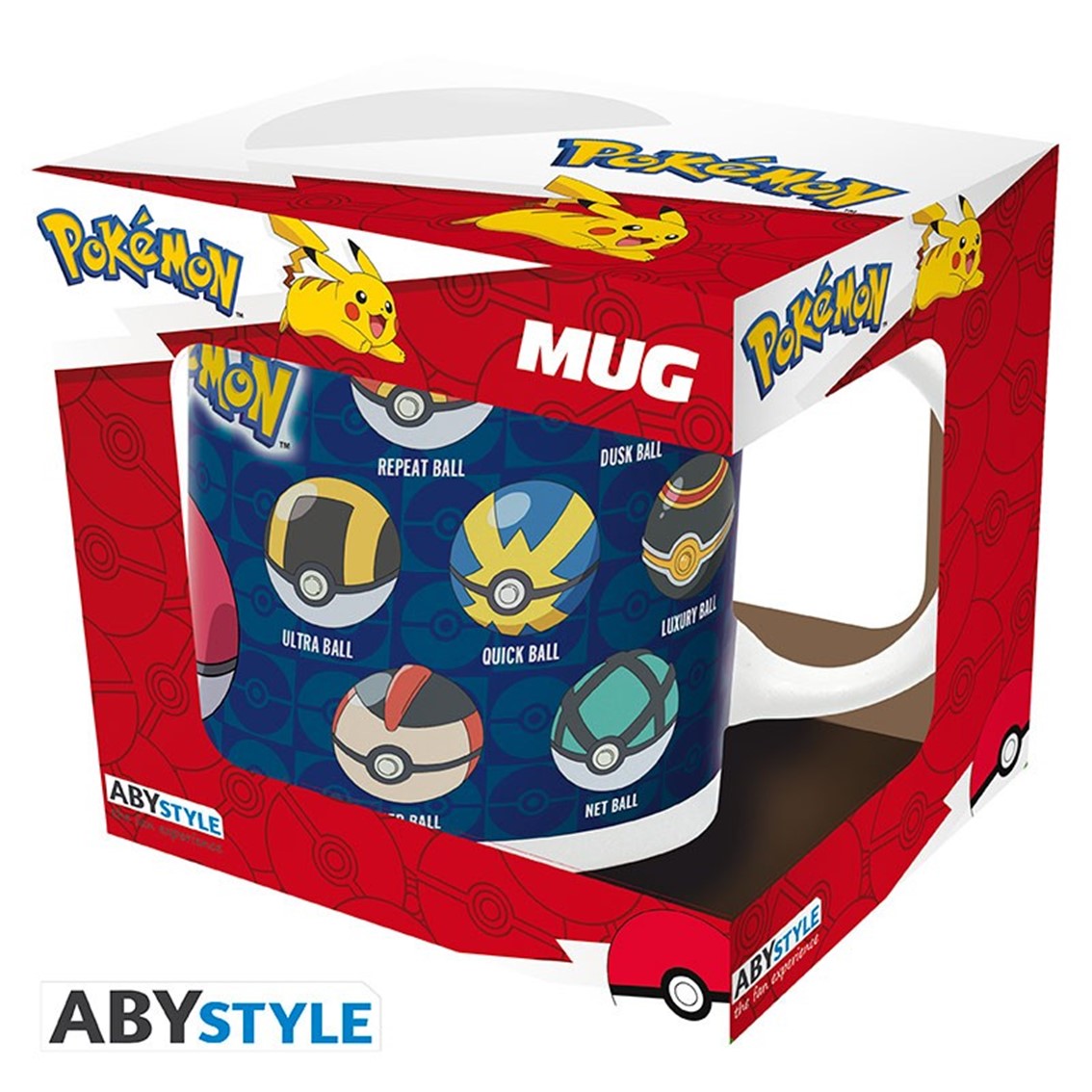 Taza abystyle pokemon -  pokeballs