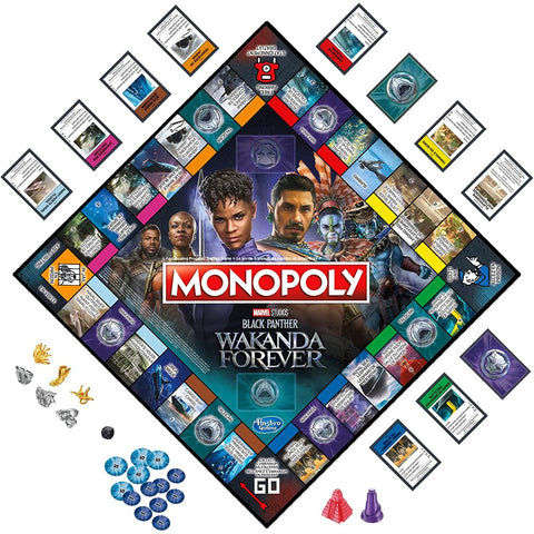 Juego de mesa monopoly black panther