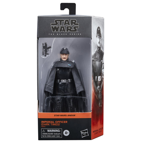 Figura hasbro star wars: andor -  oficial imperial (dark times) the black series