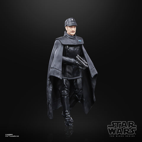 Figura hasbro star wars: andor -  oficial imperial (dark times) the black series