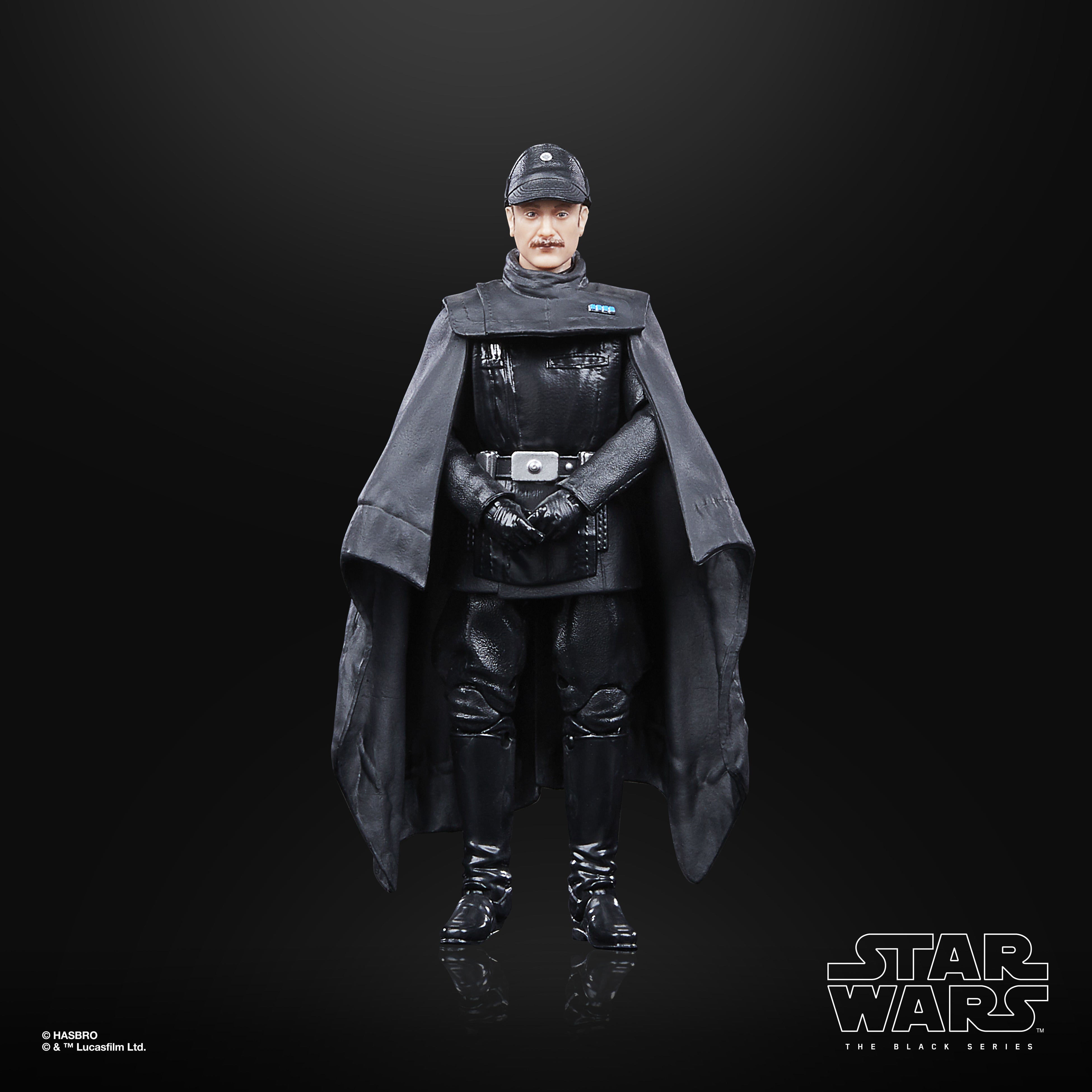 Figura hasbro star wars: andor -  oficial imperial (dark times) the black series