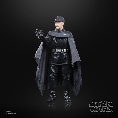 Figura hasbro star wars: andor -  oficial imperial (dark times) the black series